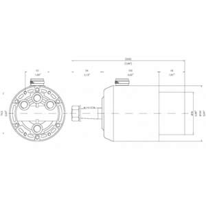 Kit Timoneria idraulica entrobordo per barche da 8 a 13 mt