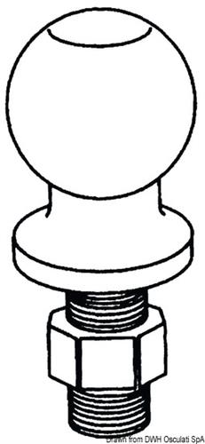 Sfera per gancio traino