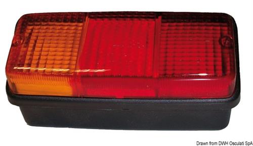 Fanale posteriore DX 3 funzioni 3 lampadine