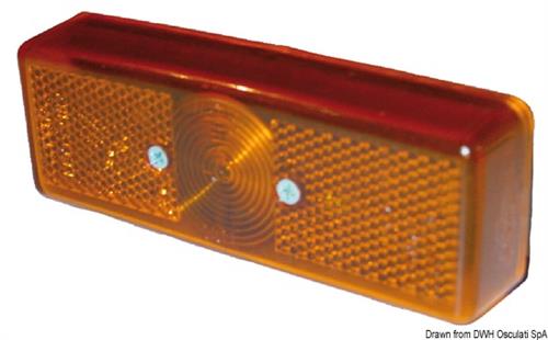 Fanale d'ingombro catadiottro arancio