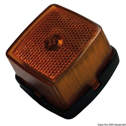 Fanale laterale catadiottro arancio