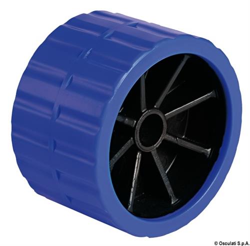 Rullo laterale blu 75 mm Ø foro 15 mm