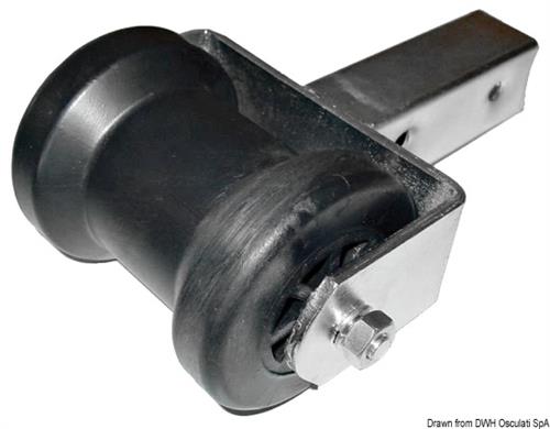 Rullo centrale fisso 40 x 40 mm