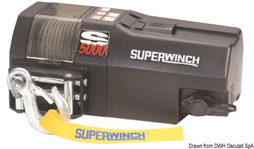 Argano Superwinch 2300 kg - 1600 W - 12 V 