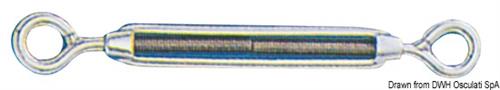 Tenditore inox 2 occhi 5 mm