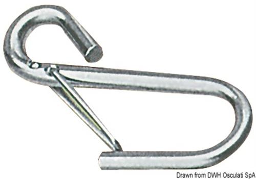 Ganci inox a molla mm 64