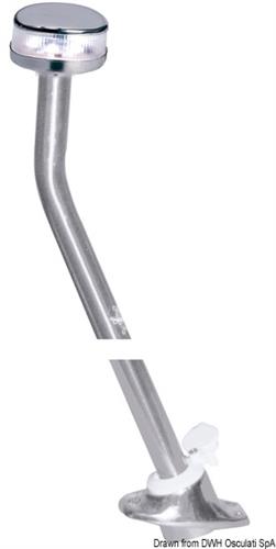 Asta Evoled 360° angolata inox cm 60