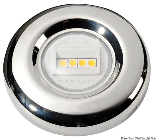 Fanale LED Sea-Dog 135° solo 12 volt