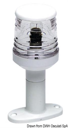 Fanale testa albero con base bianco