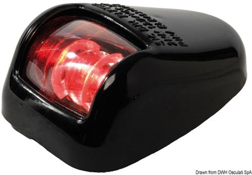 Fanale nero rosso 112° Orions