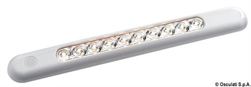 Plafoniera LED da appoggio bianca 310x40x11,5 mm