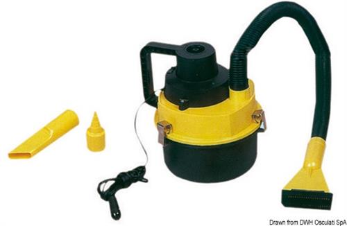 Bidone aspirapolvere con collegamento alla presa telefono/accendino 12V 96W 