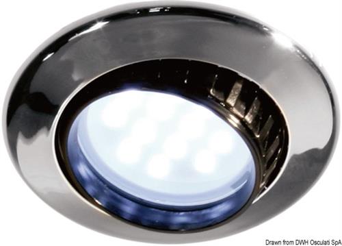 Plafoniera Comet 9 LED ABS cromato