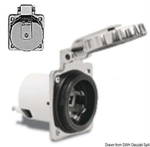 Presa inox Marinco 16-30 A