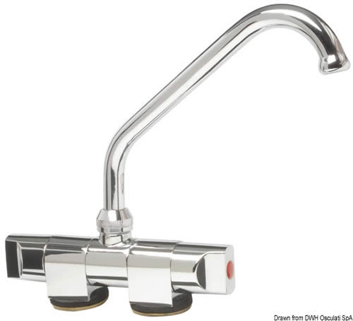 Miscelatore caldo/freddo alto