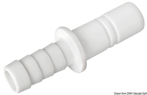 Raccordo cilindrico per tubo flessibile da 12 mm WHALE