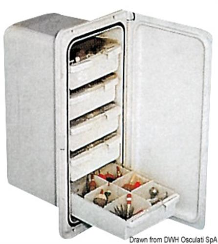 Cassonetto portaoggetti a 5 cassetti