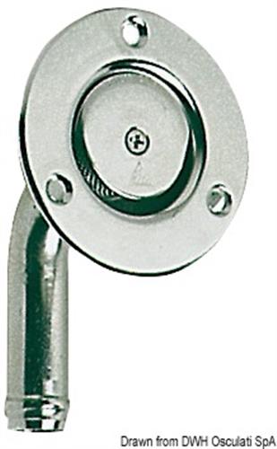 Sfiato inox a filo testa 66 mm