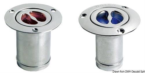 Tappo inox imbarco Water 80 mm