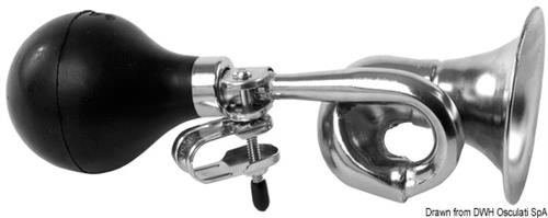 Tromba a pera Giapponese in ottone cromato