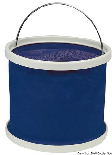 Secchio pieghevole in nylon 9 l