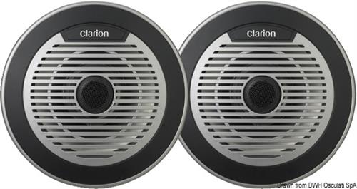 Casse stereo Clarion bianche 100W