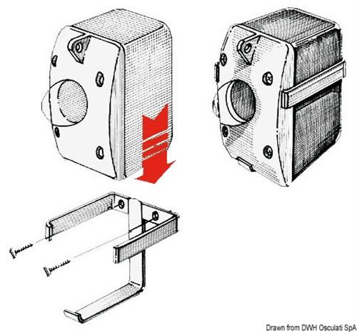 Supporto inox per boetta 