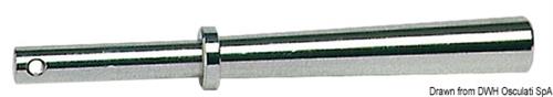 Scalmo per gozzo in ottone cromato
