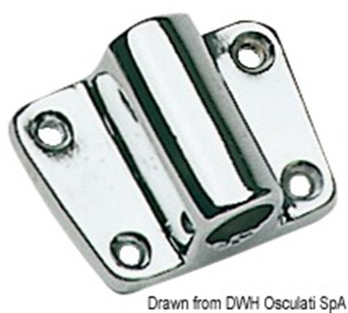 Boccola laterale ottone cromato 14 mm