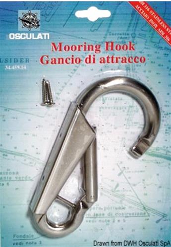 Gancio dâaccosto a baionetta in acciaio inox