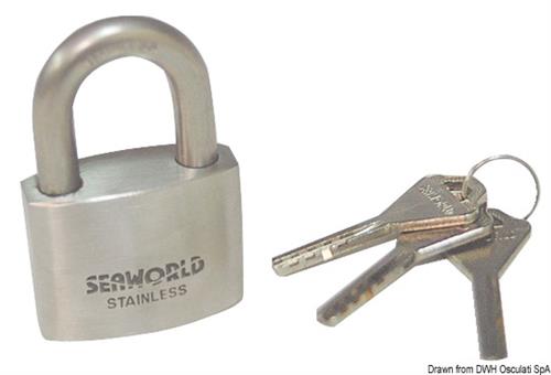 Lucchetto inox arco 40 mm