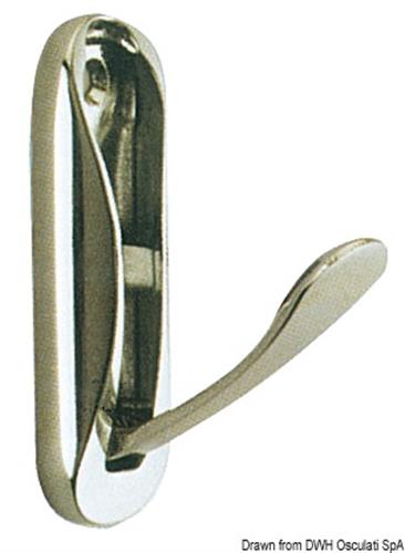 Appendiabiti ottone lucido 75x25 mm