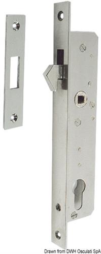 Serratura INOX per porte scorrevoli