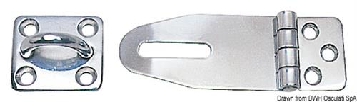 Cerniera inox  ribalta 33x87