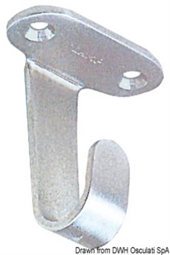 Gancio inox a  soffitto mm 45