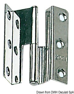 Cerniera sfilabile sx 40x37 