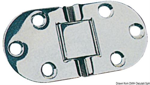 Cerniera a filo 76x38 mm
