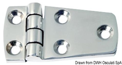 Cerniera inox mm 74x39