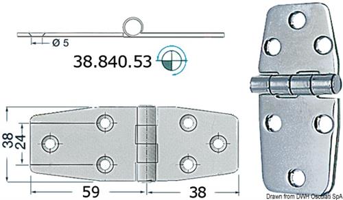 Cerniera 2,5 mm