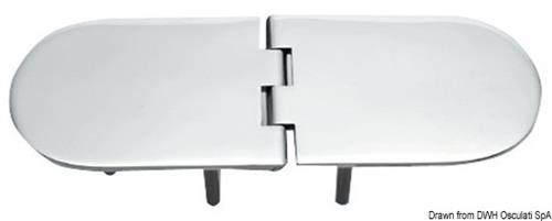 Cerniera inox mm 190x65