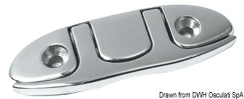 Bitta abbattibile inox 115x45 mm
