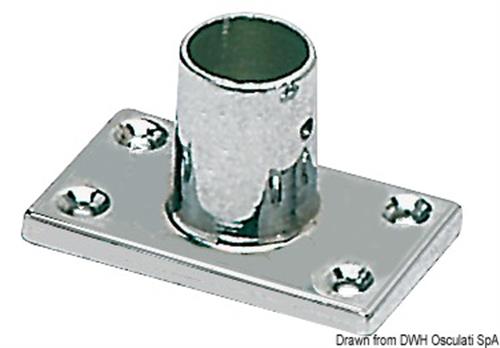 Supporto pulpito 90° 22 mm rettangolare