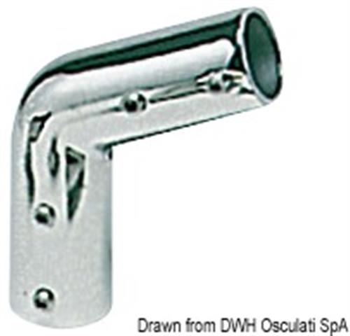 Angolare inox 110° 22 mm