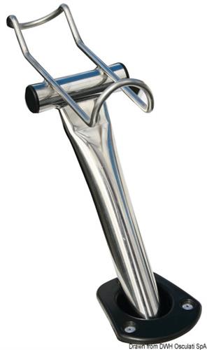 Reggicanne inox 1 posto
