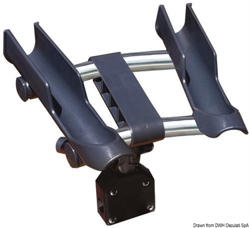 Reggi-canne Quicklift 2 posti per tubi 25 mm