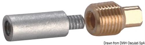 Anodo Volvo 85 mm x Ø 1/2ââ BSPT