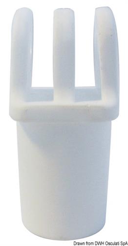 Terminale tubo 22 mm