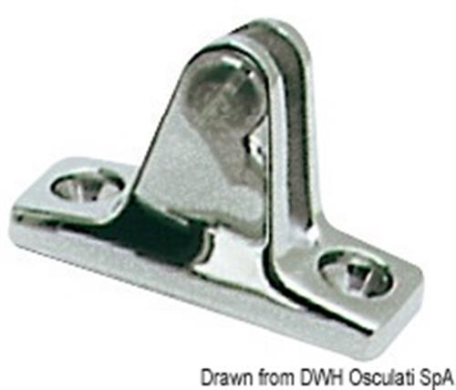 Supporto inox forcella inclinata