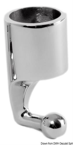 Cappuccio 90° per tubo mm 25