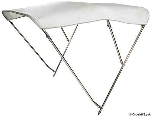Tendalino 3 archi Inox alto cm 170/180 bianco